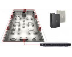Акустична система для магазину 6 настінних динаміків BOSCH
